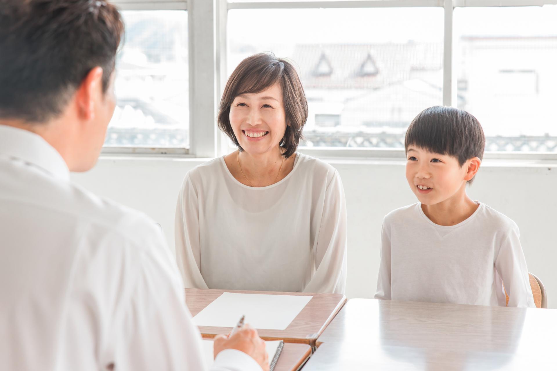 三者面談の様子