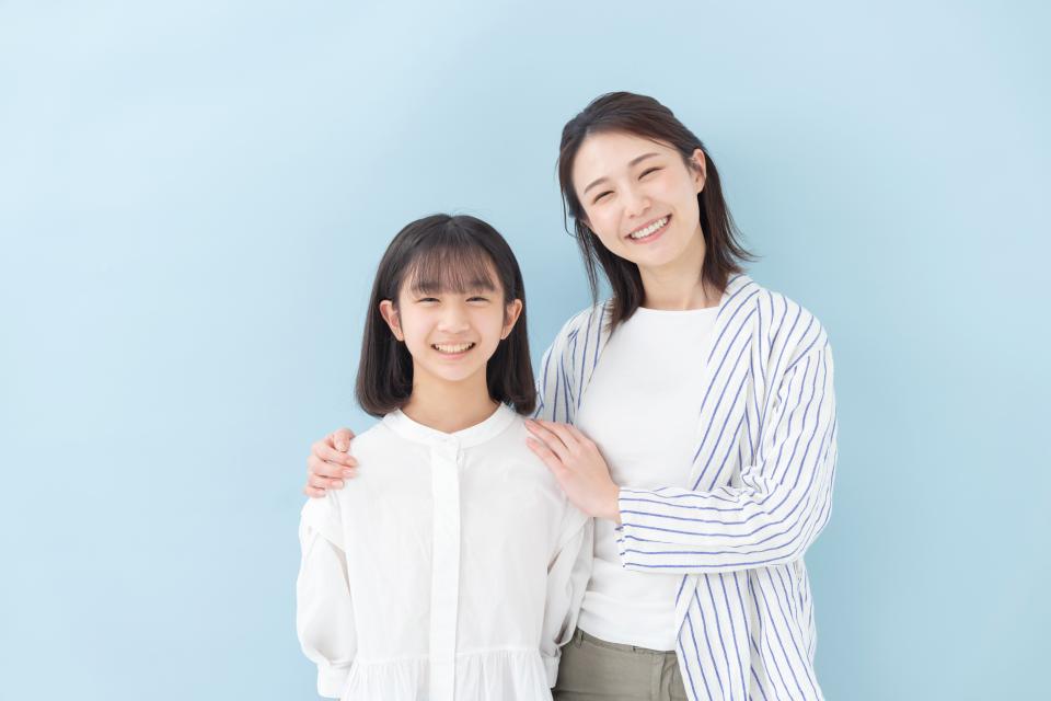 親子の写真