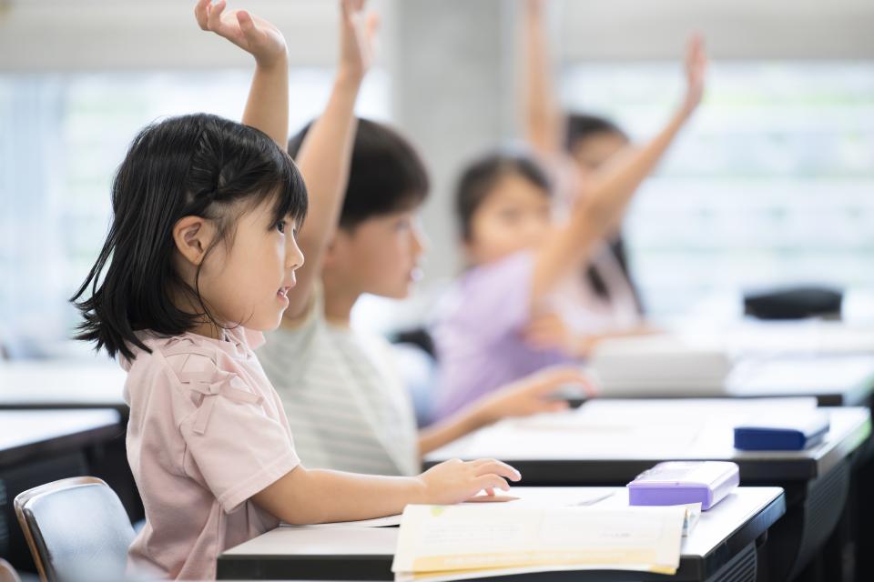 小学校の授業の様子